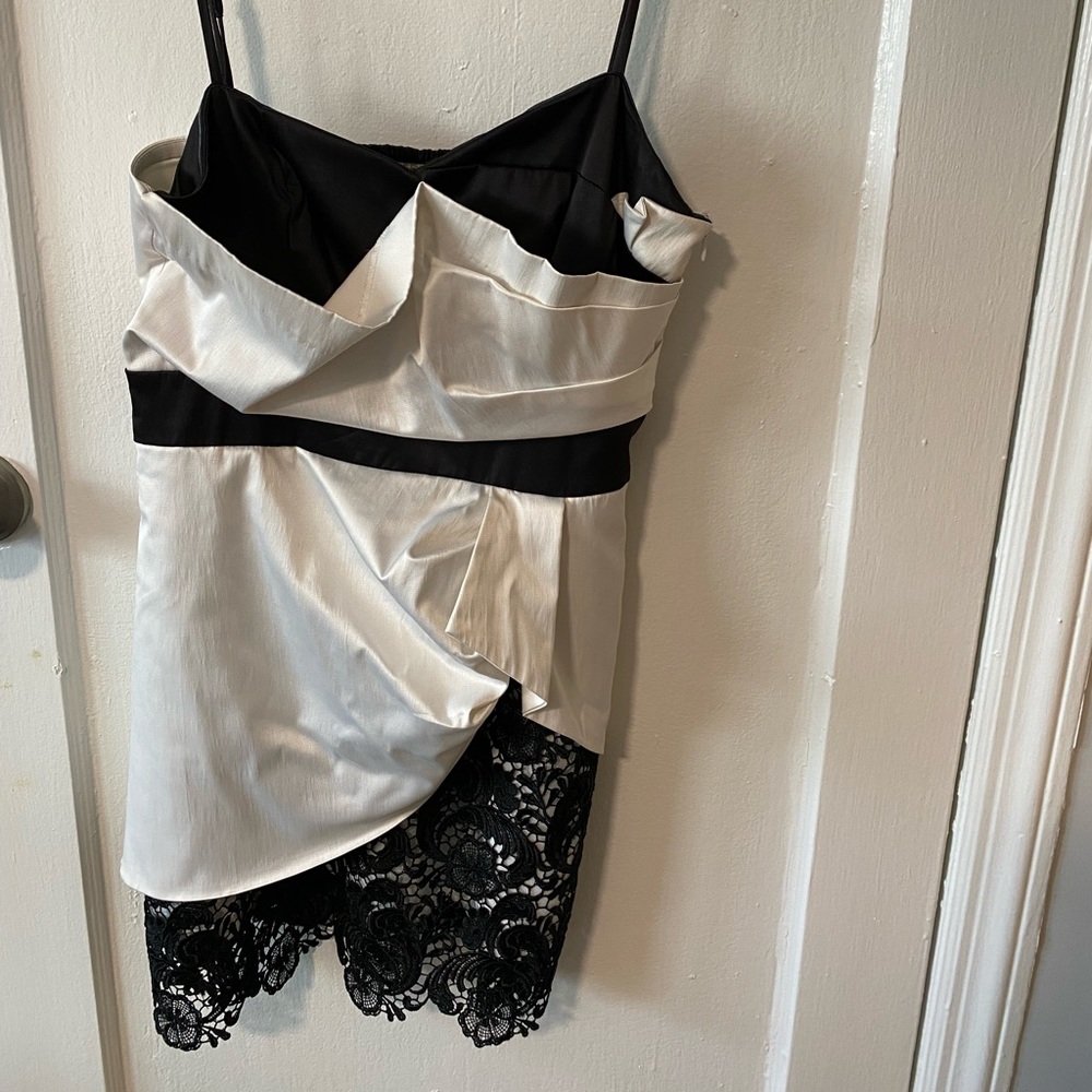 Black and white dress